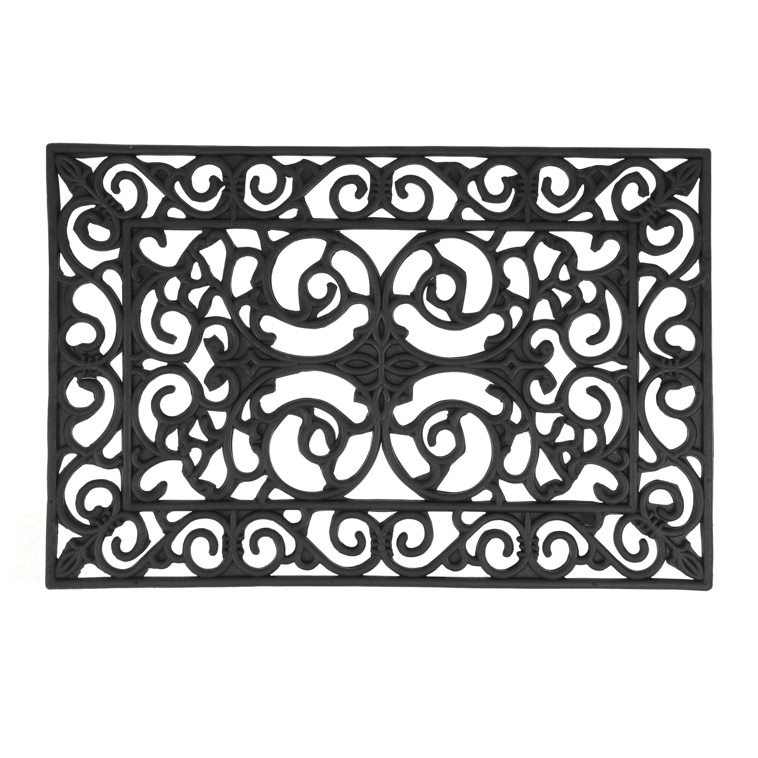 Relaxdays Fußmatte In Schwarz - (B)60 X (T)40 Cm – Bild 7