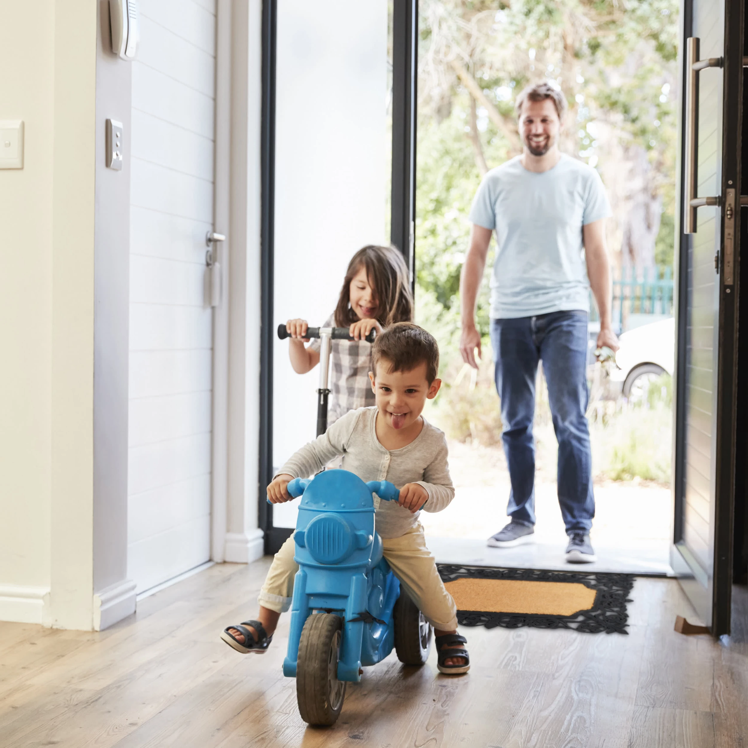 Relaxdays Fußmatte In Schwarz/ Natur - 75 X 45 Cm – Bild 3