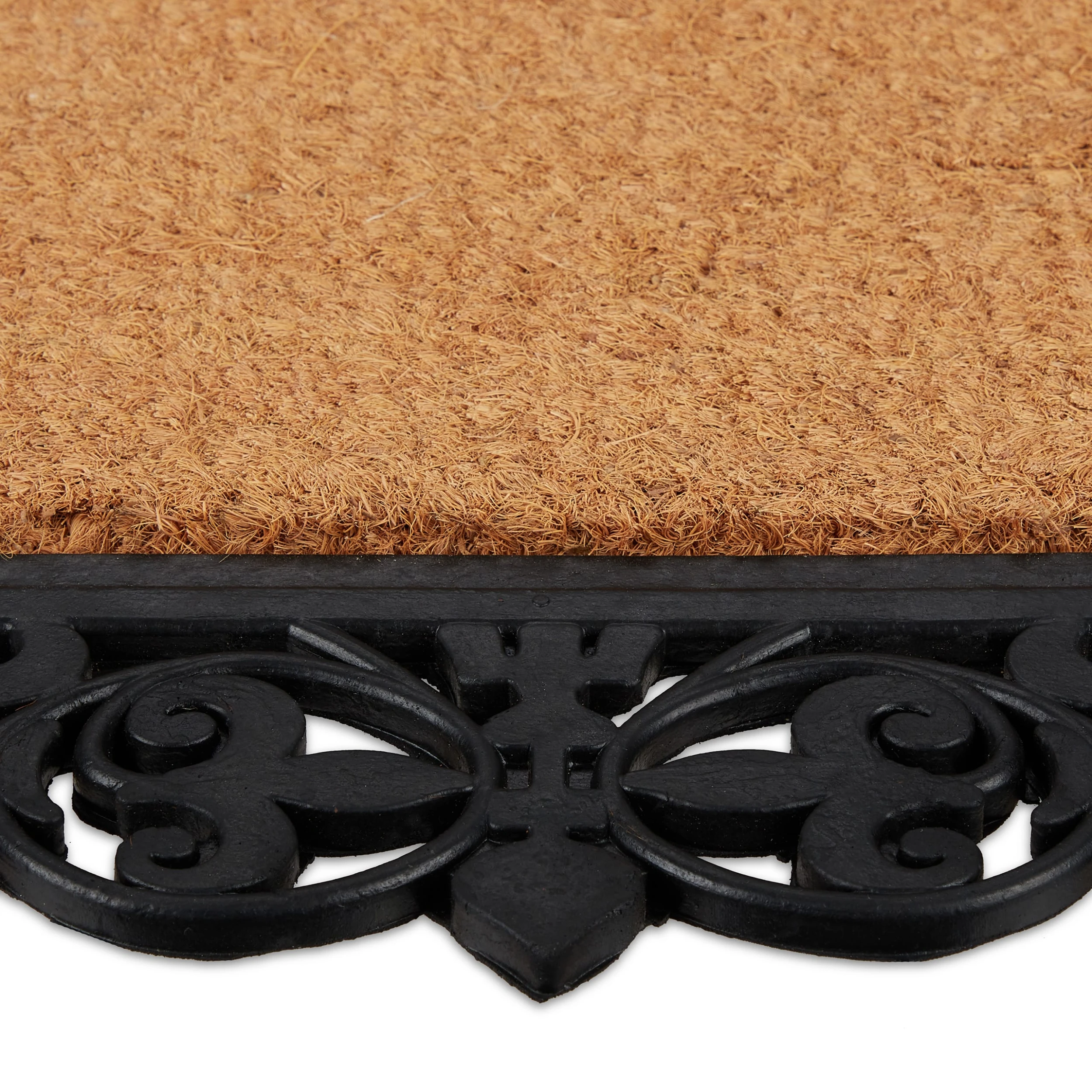 Relaxdays Fußmatte In Schwarz/ Natur - 75 X 45 Cm – Bild 6