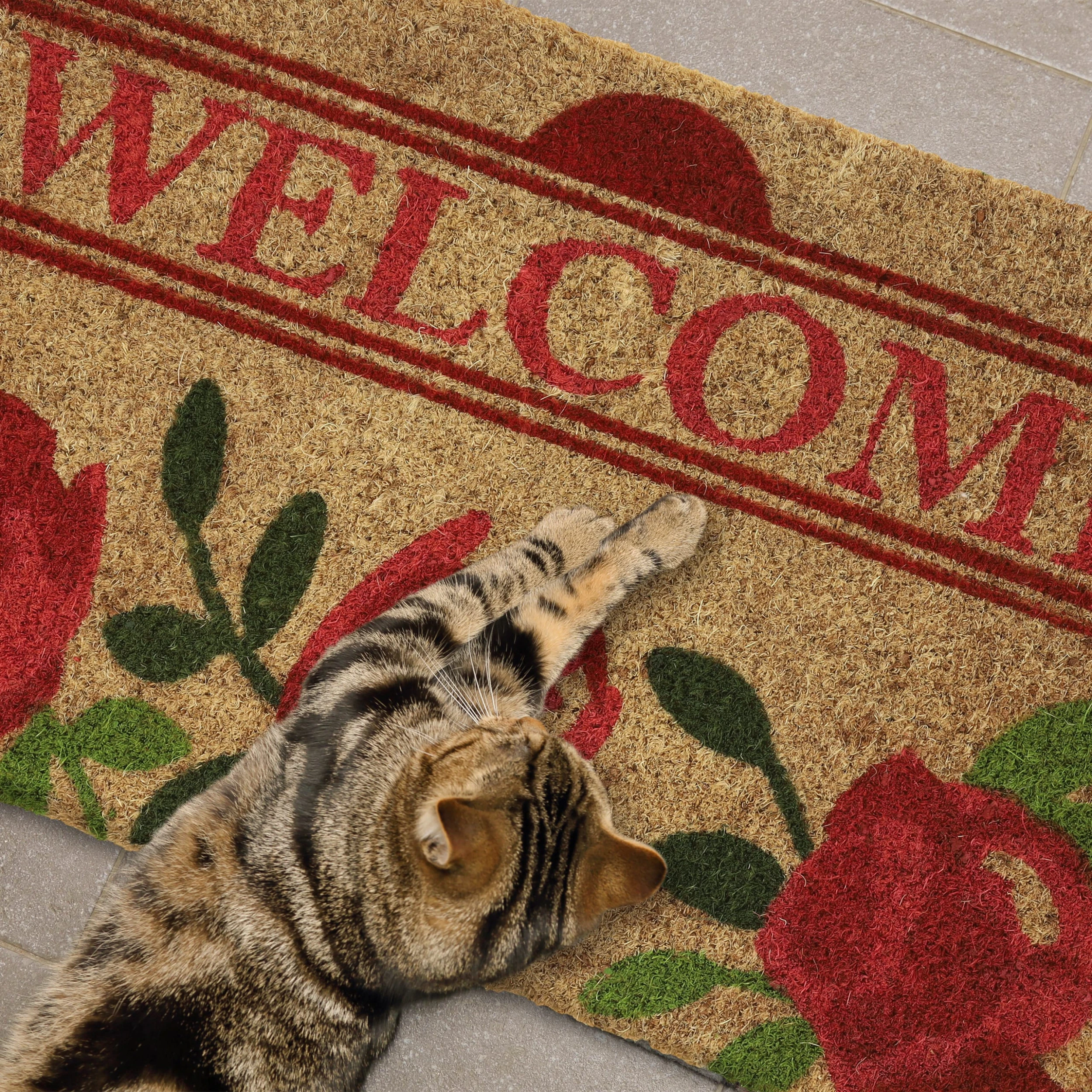 Relaxdays Fußmatte "Rosen" In Mehrfarbig - (B)60 X (T)40 Cm – Bild 3