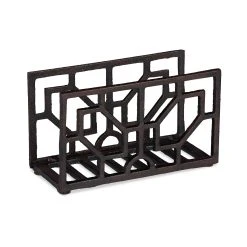 Relaxdays Serviettenhalter 33x33 Servietten In Braun