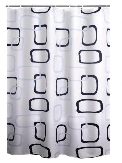 RIDDER Duschvorhang Textil Geo Multicolor 180x200 Cm