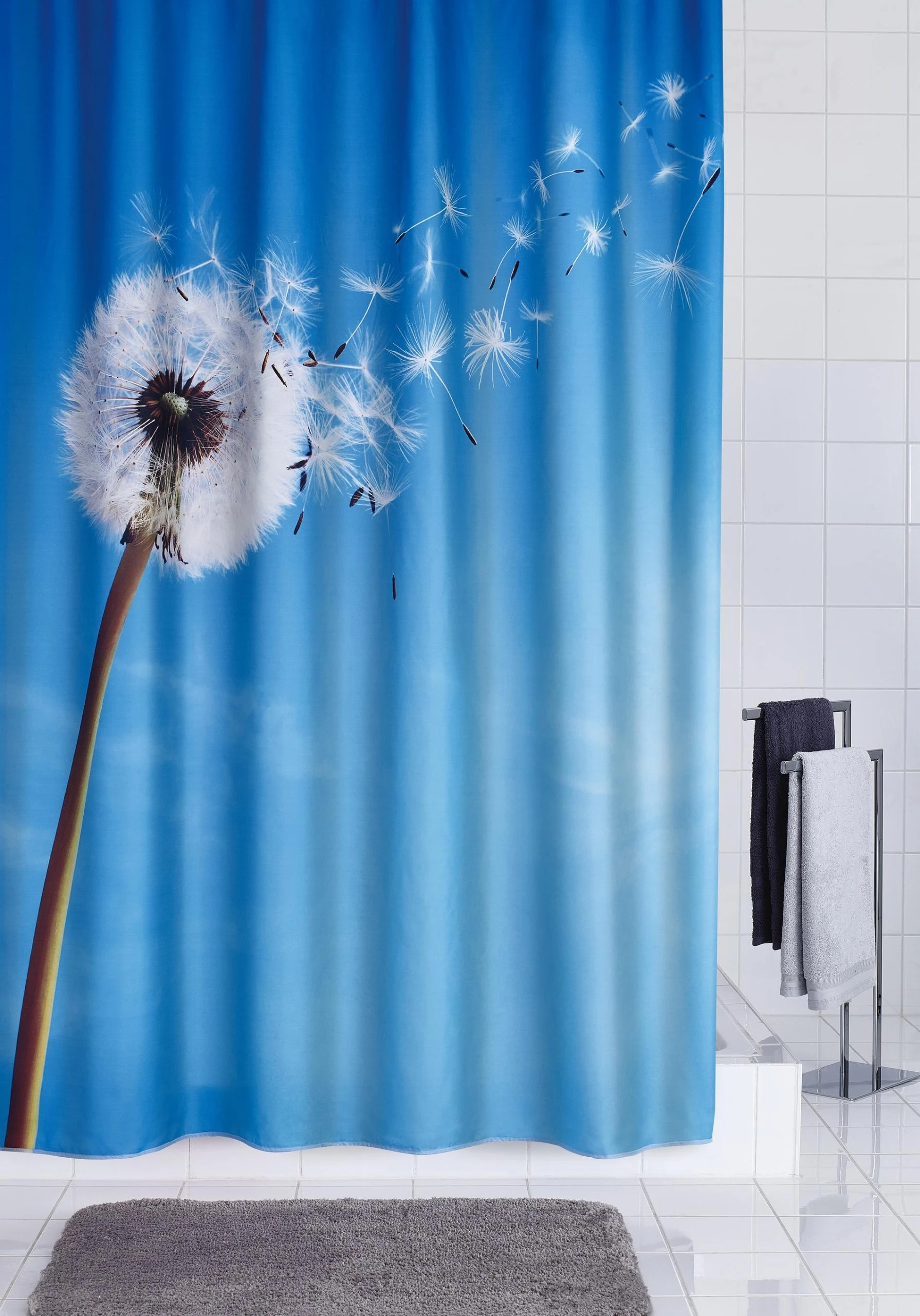 RIDDER Duschvorhang Textil Panadero Multicolor 180x200 Cm – Bild 2