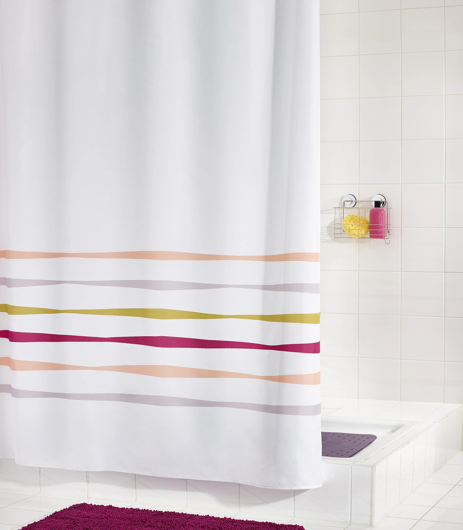 RIDDER Duschvorhang Textil San Marino Multicolor – Bild 2