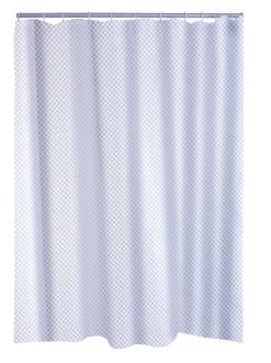 RIDDER Duschvorhang Textil Square Weiß 180x200 Cm