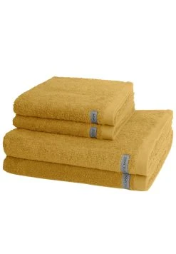 Ross 2 X Handtuch 2 X Duschtuch - Im Set Sinfonie In Senf