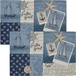 Sander Tischset 2er-Pack Sailor Patch In Sailor Patch