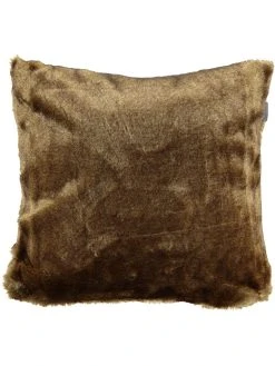 Schiesser Kissen "Fake Fur" In Taupe