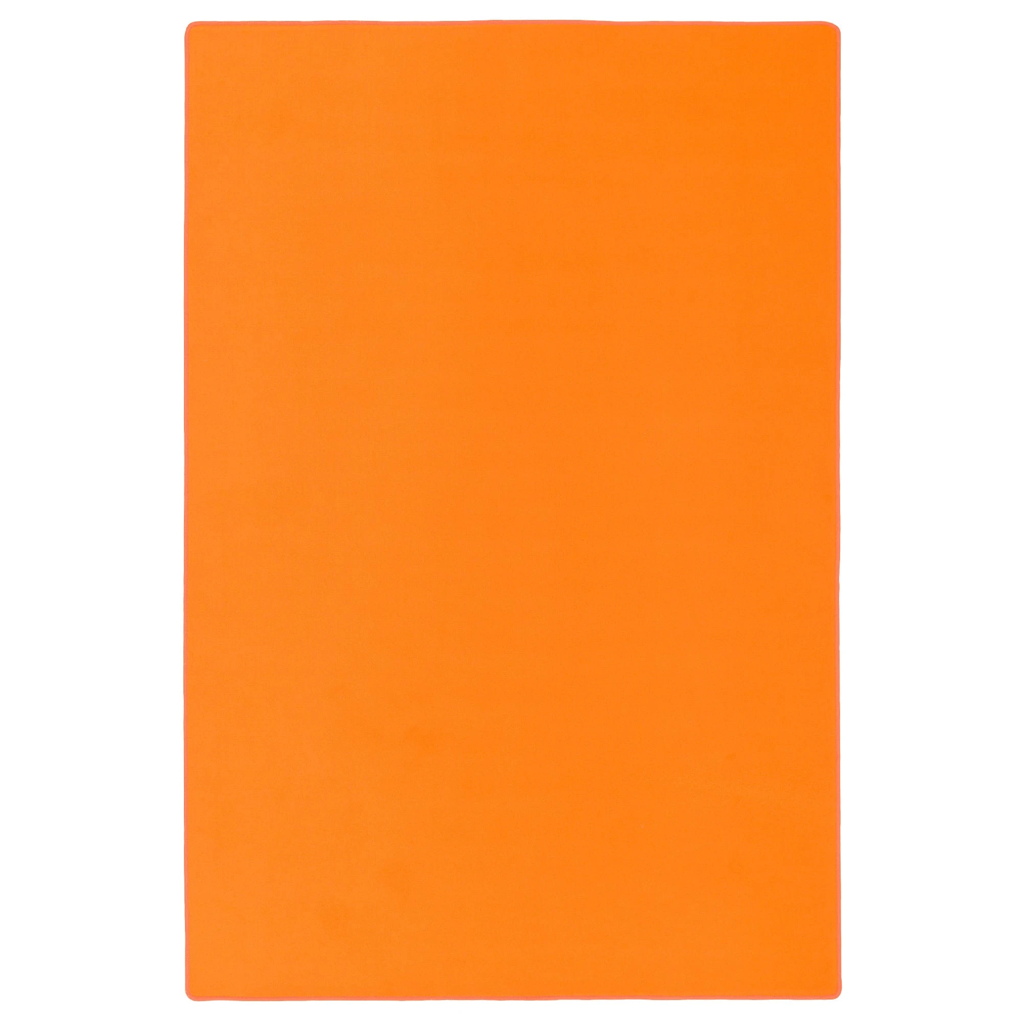 Snapstyle Basic Velours Teppich Carla In Orange