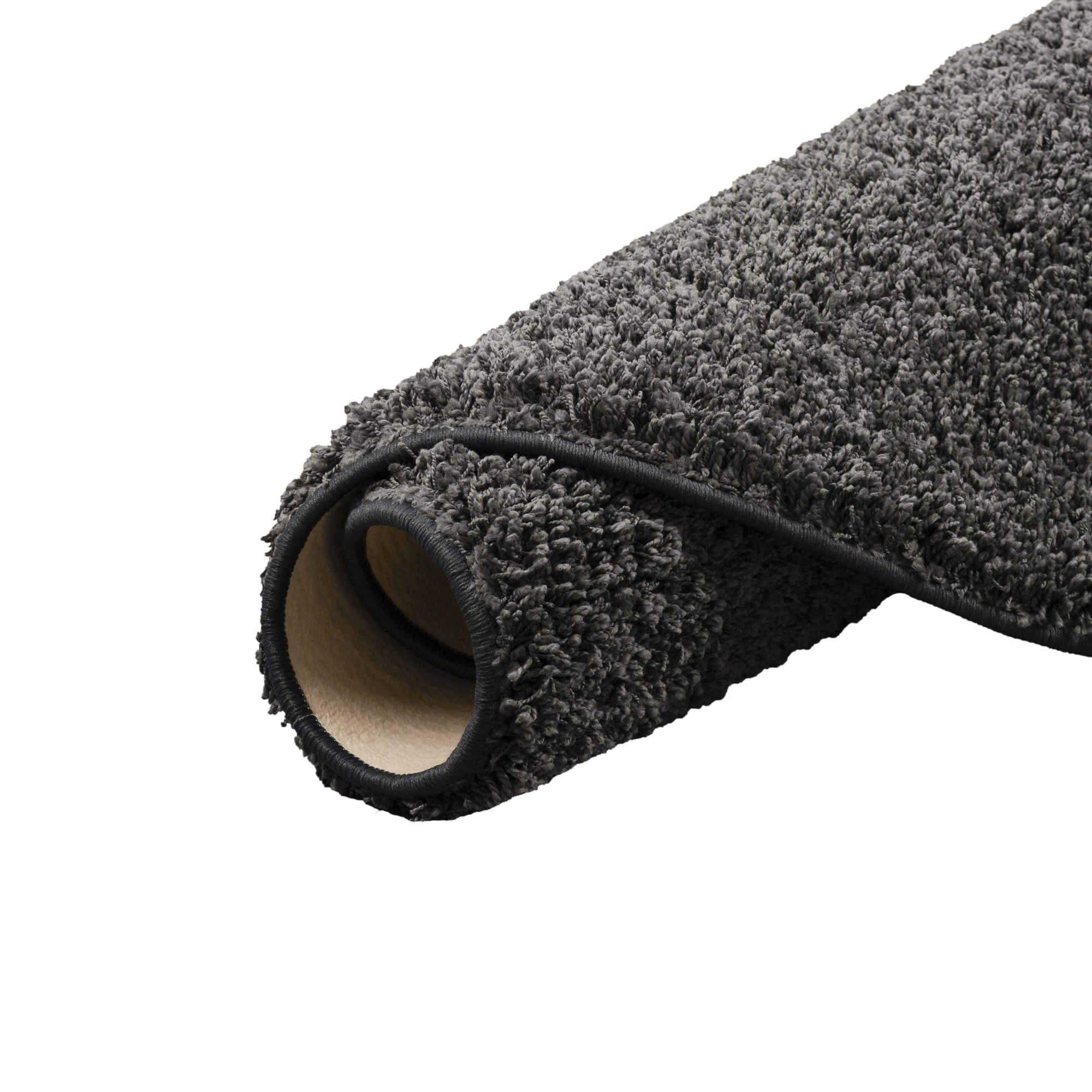 Snapstyle Luxus Hochflor Langflor Teppich Milano Rund In Antraciet – Bild 4