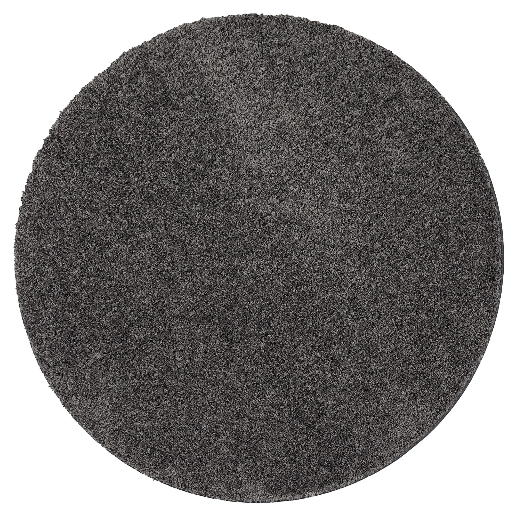 Snapstyle Luxus Hochflor Langflor Teppich Milano Rund In Antraciet