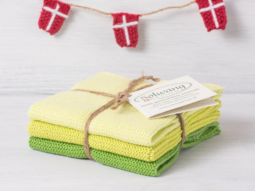 Solwang Wischtuch Hellgrün Kombi 3er Set
