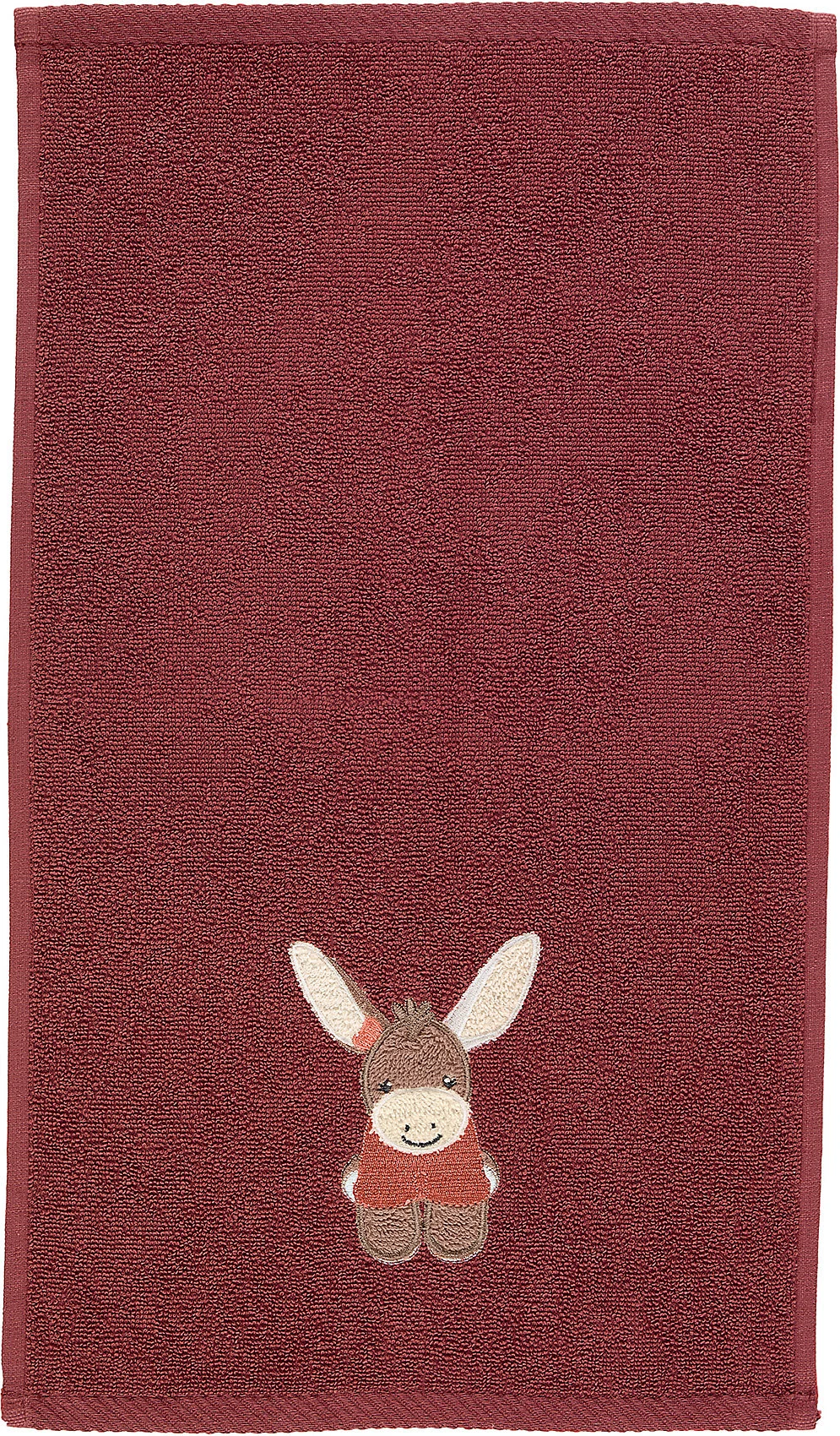 Sterntaler Kinderhandtücher Emmily, 2er Set, Dunklerot – Bild 2