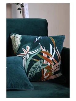 STOF France Kissen "Bolivie" In Grün - (L)40 X (B)40 Cm