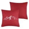 STOF France Kissen "Charvin" In Rot - (L)45 X (B)45 Cm