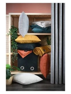 STOF France Kissen "Grammont" In Gelb - (L)45 X (B)45 Cm