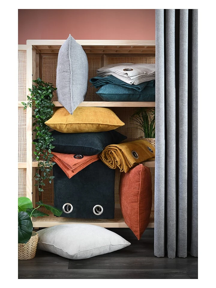 STOF France Kissen "Grammont" In Gelb - (L)45 X (B)45 Cm