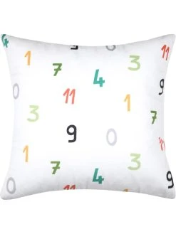 STOF France Kissen "Maracana" In Weiß/ Gelb - (L)40 X (B)40 Cm