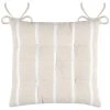 STOF France Sitzkissen "St Tropez" In Beige - (L)40 X (B)40 Cm