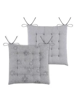 STOF France Sitzkissen "Valserine" In Grau - (L)40 X (B)40 Cm