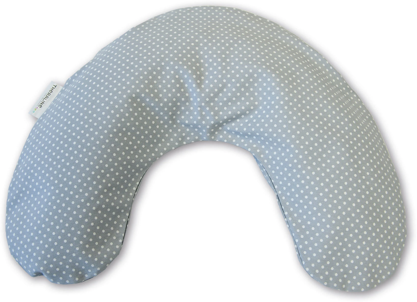 THERALINE Nackenkissen Mittel Inkl. Bezug, Dessin 33 "Punkte Grau"