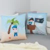 TICAA Kinder Kissen-Set "Pirat Luan" In Mehrfarbig
