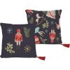 Tierra Bella Kissenhülle "Christmas Fairy Tale" In Dunkelblau - (L)45 X (B)45 Cm