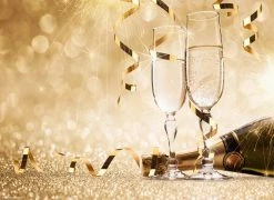 Tischsetmacher.de Tischset I Platzset "Edles Gold" 12 Stück Aus Papier 44x32