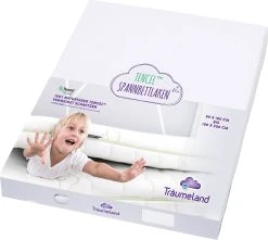 Träumeland Spannbettlaken Tencel, Weiß, 90 X 200 Cm