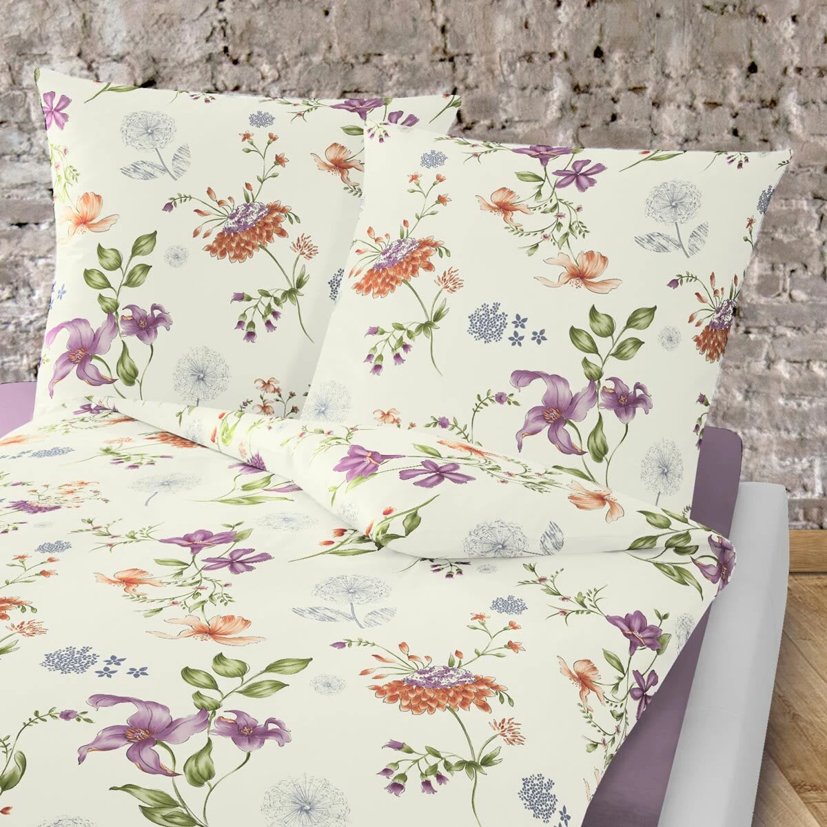 Traumschlaf Bettwäsche Erika In Viola – Bild 3