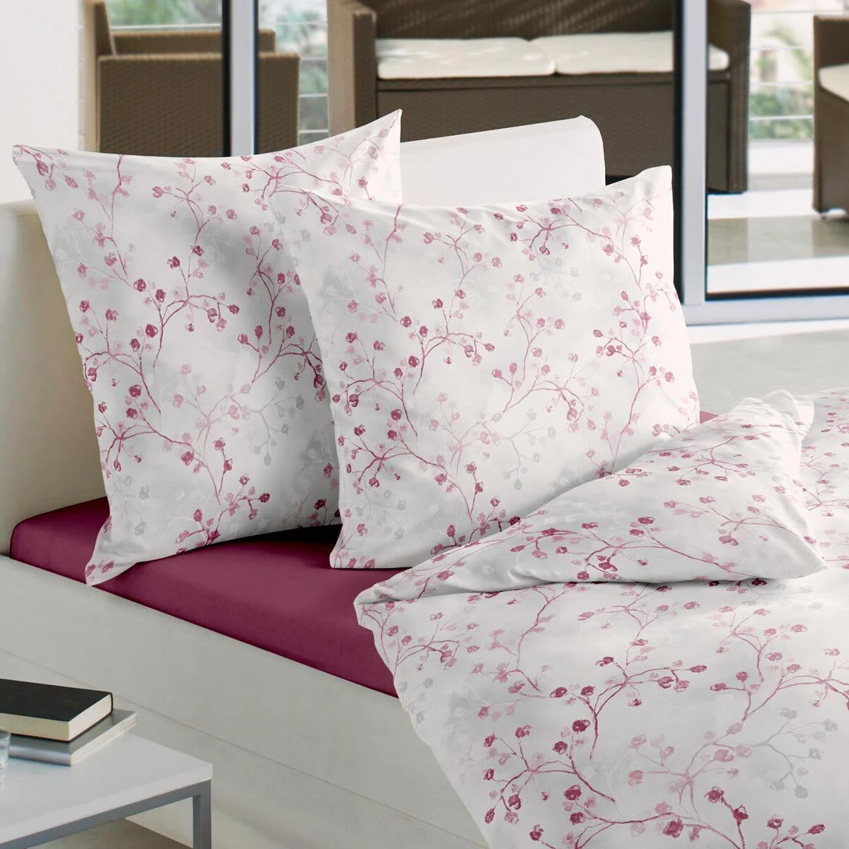 Traumschlaf Bettwäsche Tennessee In Beere – Bild 3