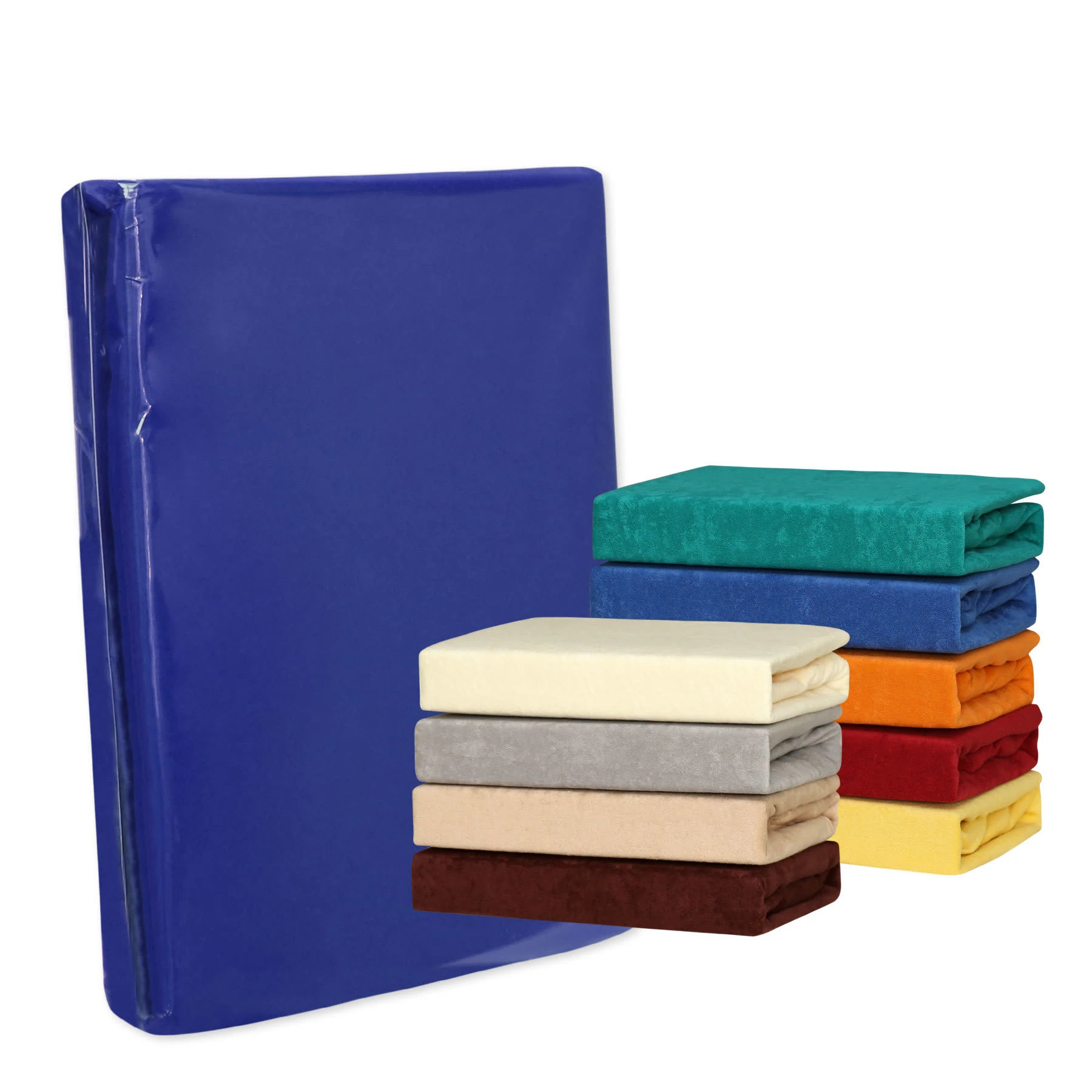 Traumschlaf Spannbettlaken Flausch Frottee In Honig – Bild 2