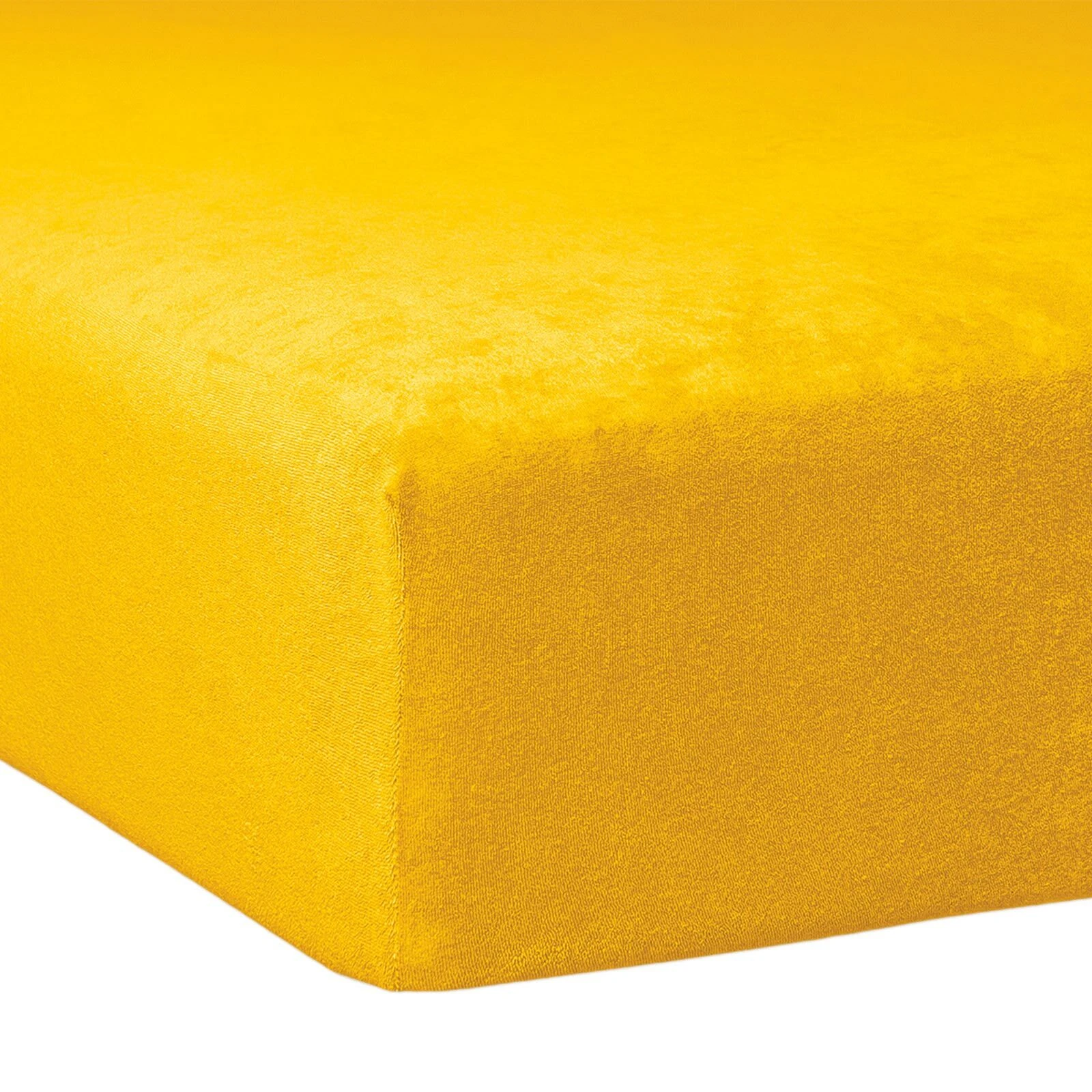 Traumschlaf Spannbettlaken Flausch Frottee In Honig