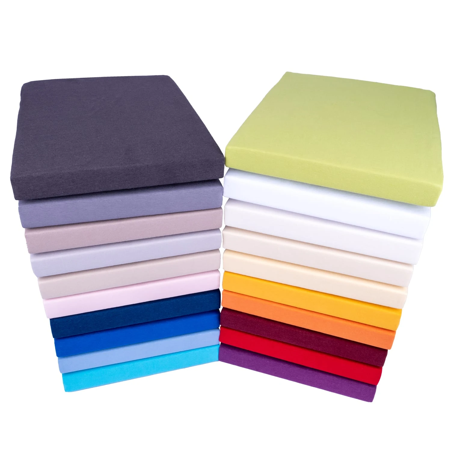 Traumschloss Premium Edel-Jersey Spannbettlaken In Marine – Bild 2