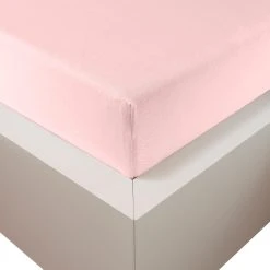 Traumschloss Premium Plus Edel-Jersey Spannbettlaken In Puder (rosé)