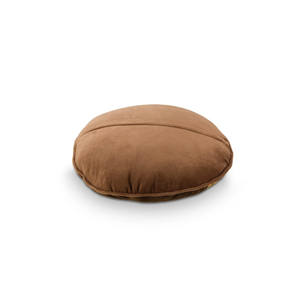 VTwonen Kissen "Cushion Round Cotton Velvet" In Braun - (L) 40 X (B) 40cm – Bild 3