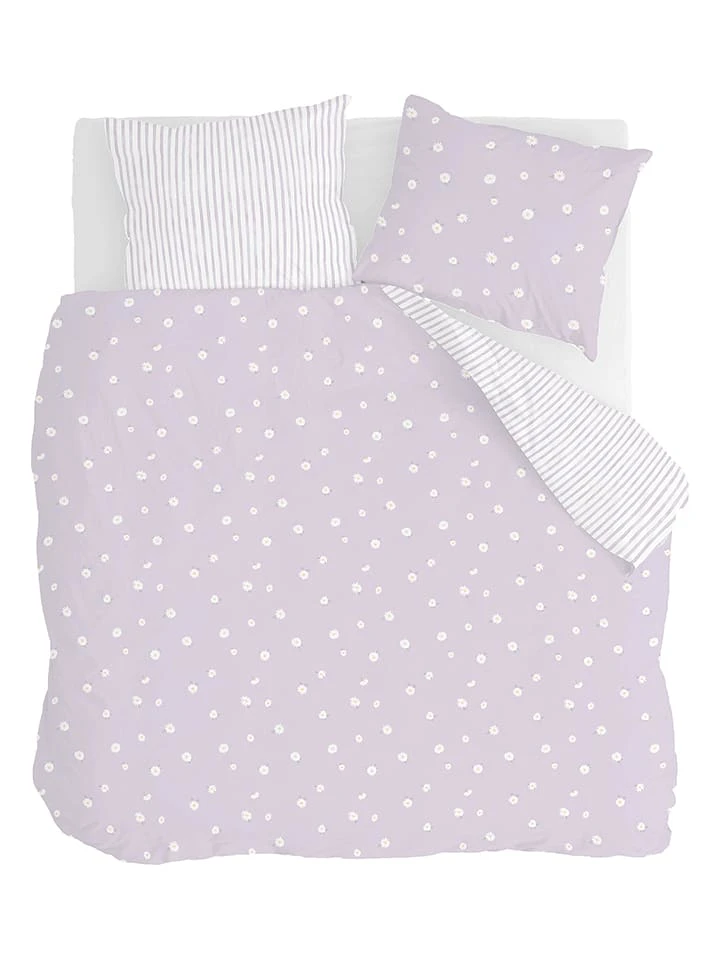 Walra Bettwäsche-Set "Little Daisies" In Lila – Bild 2