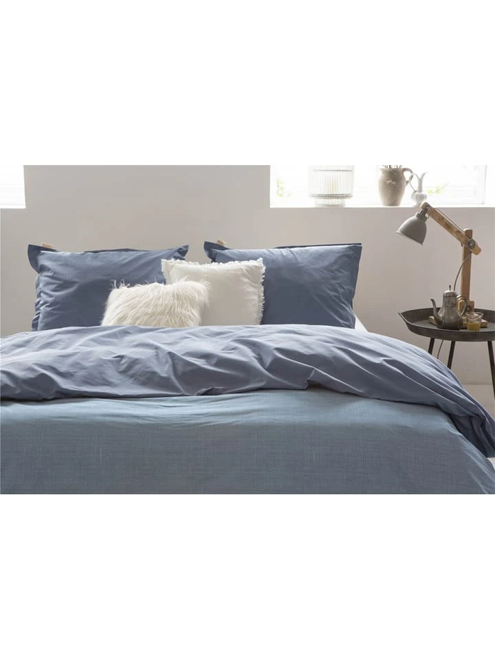 Walra Bettwäsche-Set "Vintage Club" In Blau/ Hellblau – Bild 2