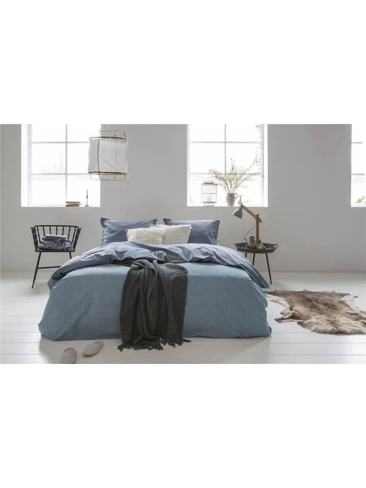 Walra Bettwäsche-Set "Vintage Club" In Blau/ Hellblau – Bild 5