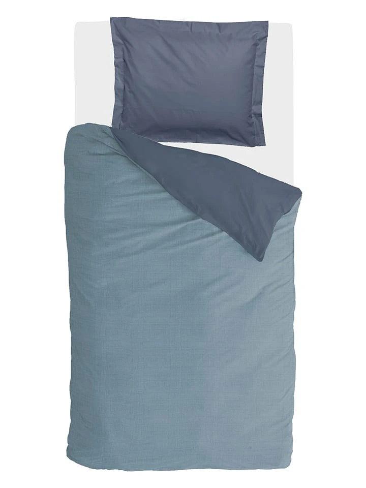 Walra Bettwäsche-Set "Vintage Club" In Blau/ Hellblau