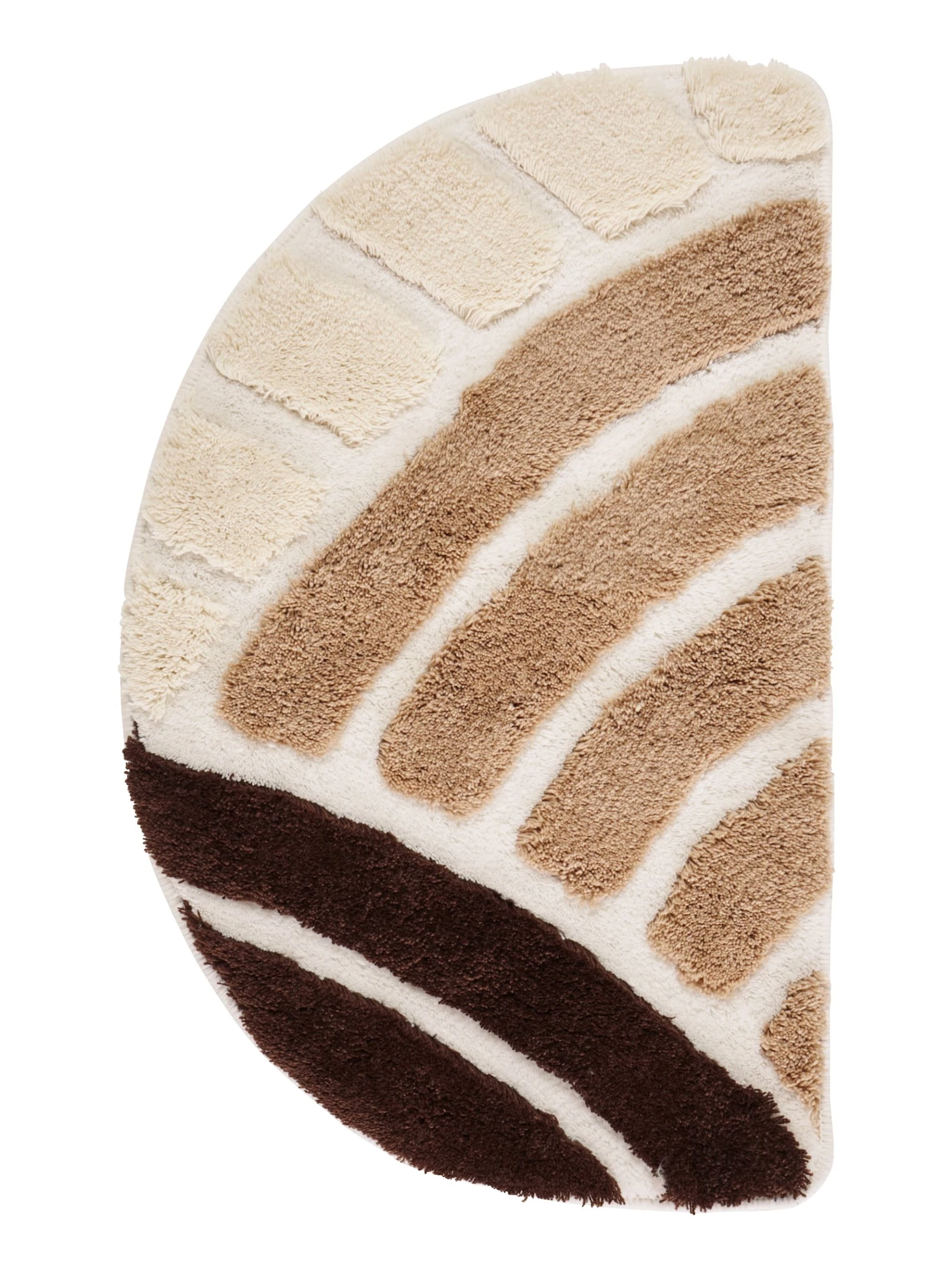 Webschatz Badematte Rund 'Lancy' In Beige – Bild 5