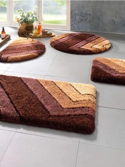 Webschatz Badematte Rund 'Qualitz' In Braun