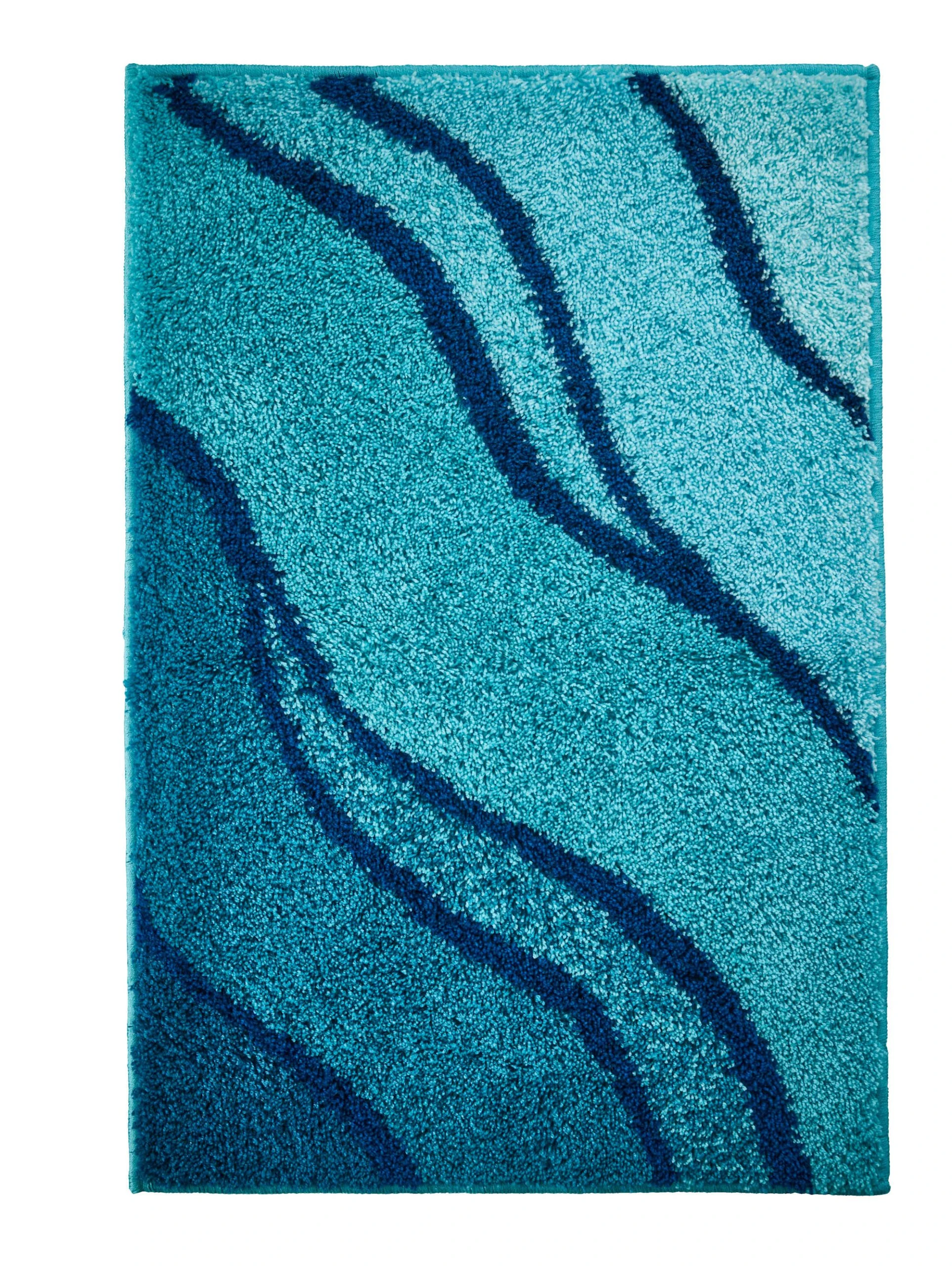 Webschatz Badematte Rund 'Straubing' In Türkis – Bild 2