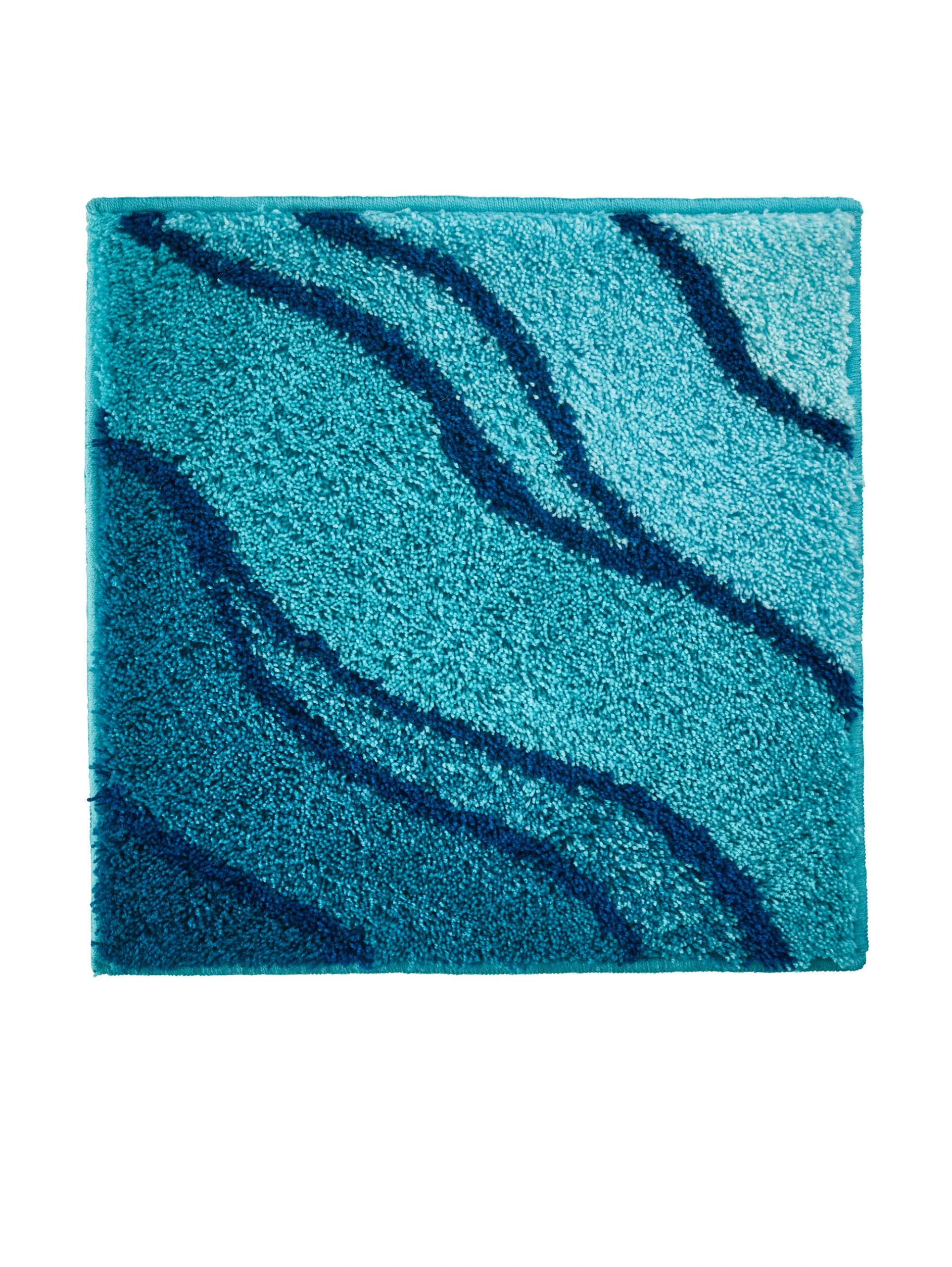 Webschatz Badematte Rund 'Straubing' In Türkis – Bild 4