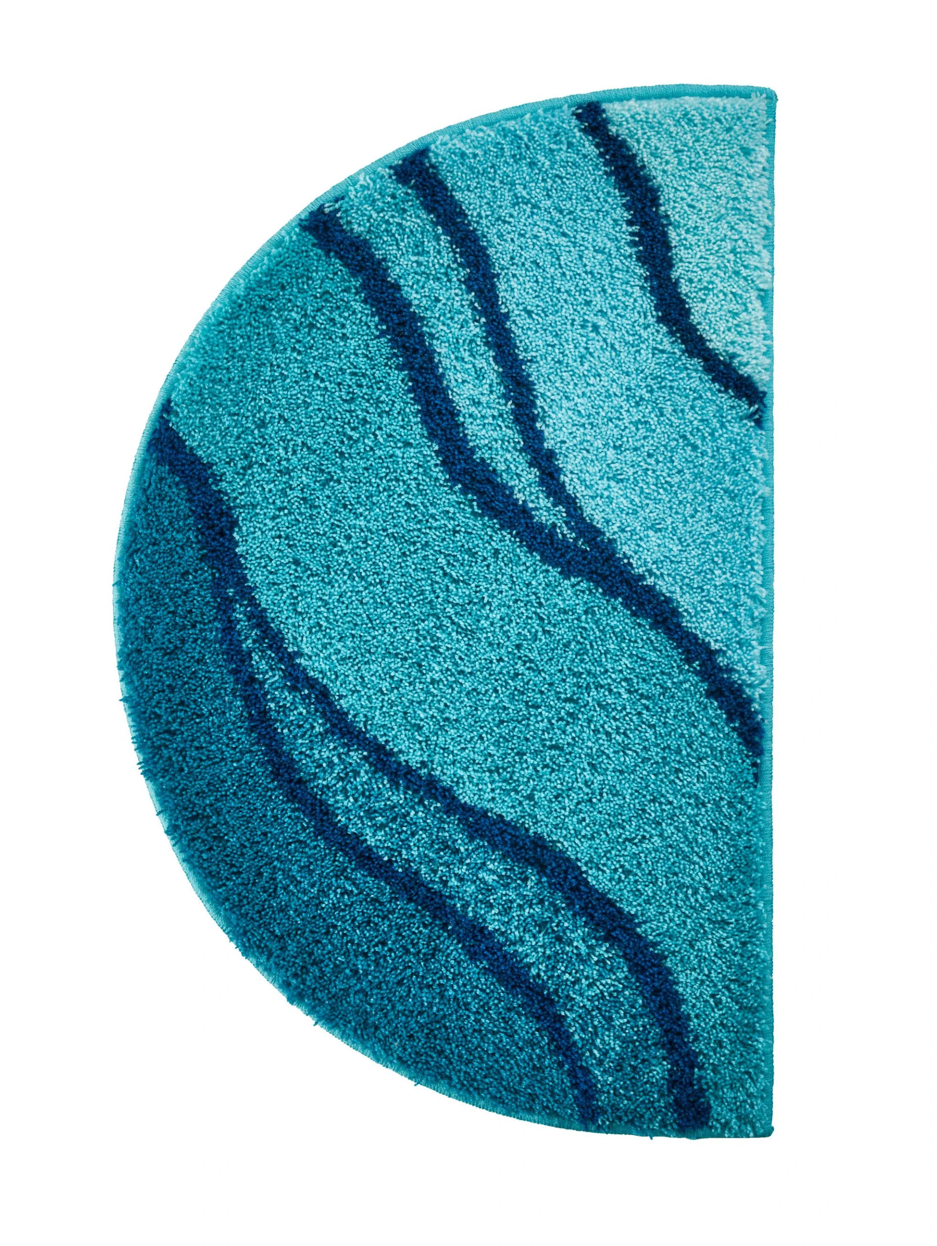 Webschatz Badematte Rund 'Straubing' In Türkis – Bild 6