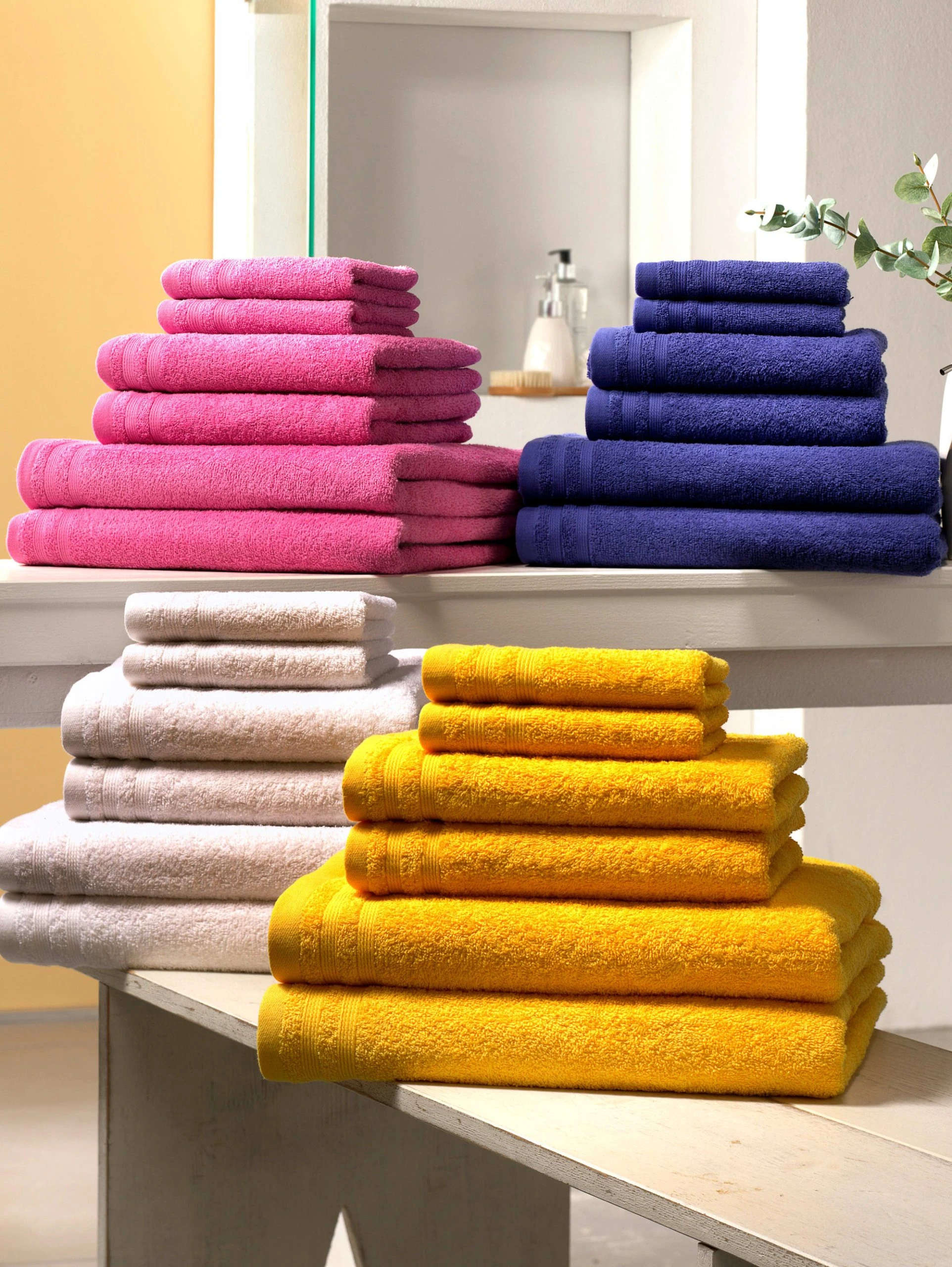 Webschatz Handtuch-Set 6tlg. 'Eva' In Gelb