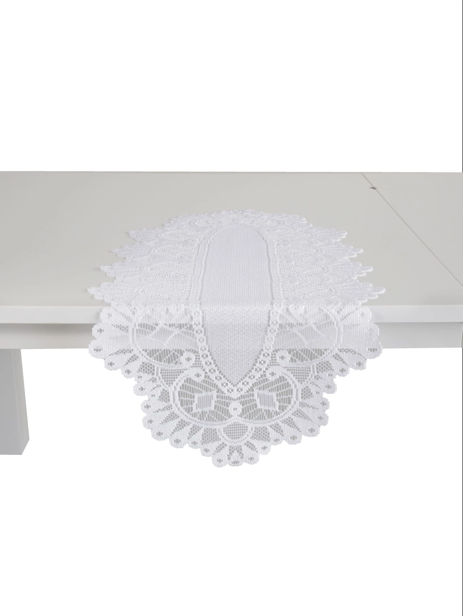 Webschatz Mitteldecke 'Isalie' In Weiß