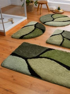 Webschatz WC-Vorlage Mit Ausschnitt 'Hamburg' In Grün