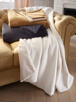 Webschatz Wohndecke In Silberfarben