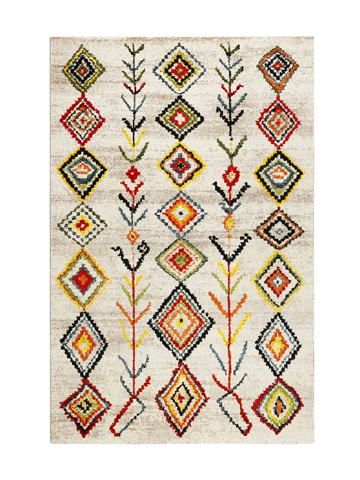Wecon Home Kurzflor-Teppich "Medina" In Beige/ Bunt